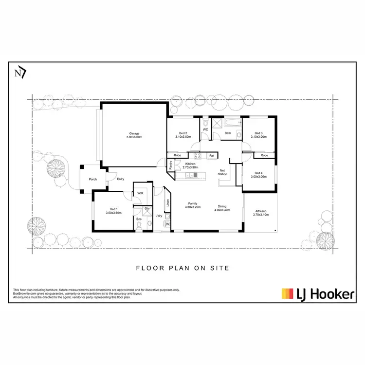 Floorplan of Homely house listing, 50 Grassbird Drive, Point Cook VIC 3030