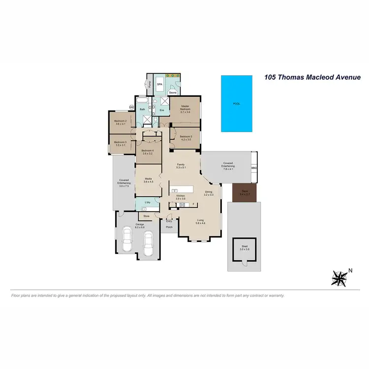 Floorplan of Homely house listing, 105 Thomas Macleod Avenue, Sinnamon Park QLD 4073