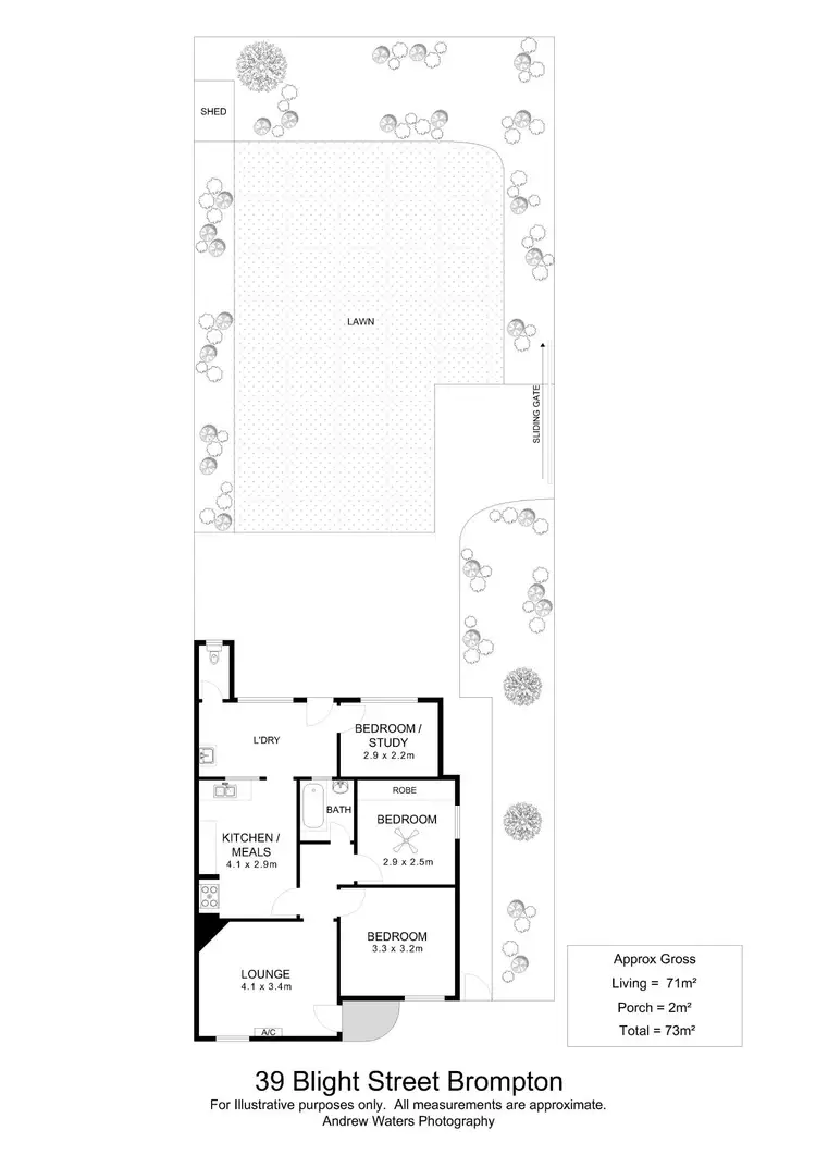 Floorplan of Homely house listing, 39 Blight Street, Brompton SA 5007