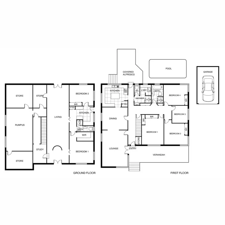 Floorplan of Homely house listing, 200 Monaro Crescent, Red Hill ACT 2603