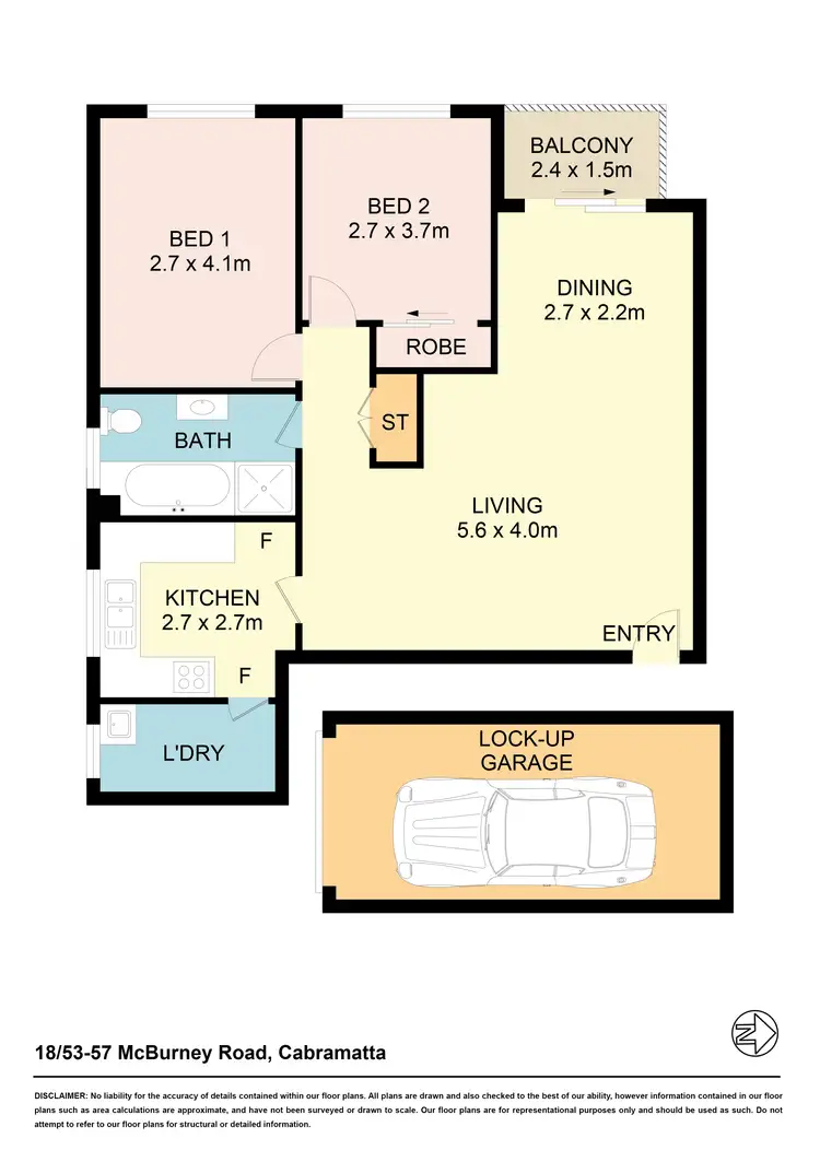 Floorplan of Homely unit listing, 18/53 Mcburney Rd, Cabramatta NSW 2166