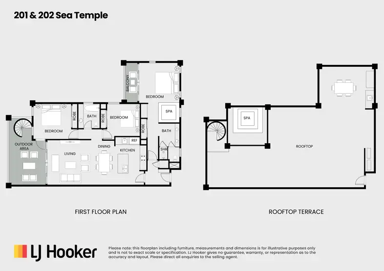 Floorplan of Homely apartment listing, 201 Sea Temple/22-36 Mitre Street, Port Douglas QLD 4877