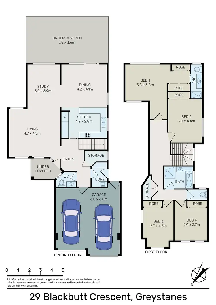 Floorplan of Homely house listing, 29 Blackbutt Crescent, Greystanes NSW 2145