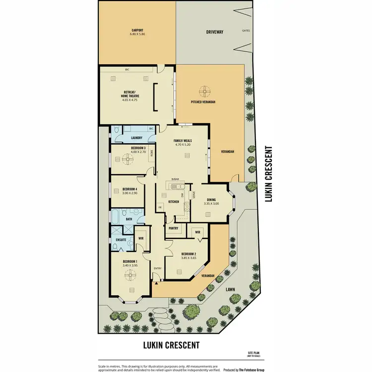 Floorplan of Homely house listing, 22 Lukin Crescent, Golden Grove SA 5125