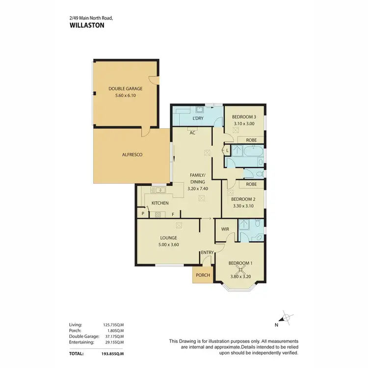Floorplan of Homely house listing, 2/49 Main North Road, Willaston SA 5118