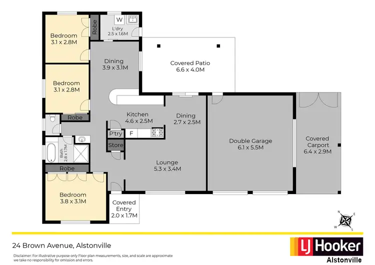 Floorplan of Homely house listing, 24 Brown Avenue, Alstonville NSW 2477