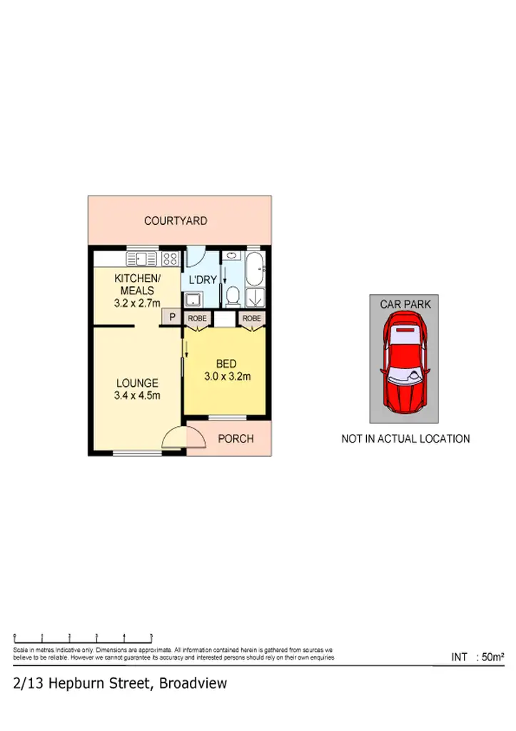 Floorplan of Homely unit listing, Unit 2/13 Hepburn Street, Broadview SA 5083