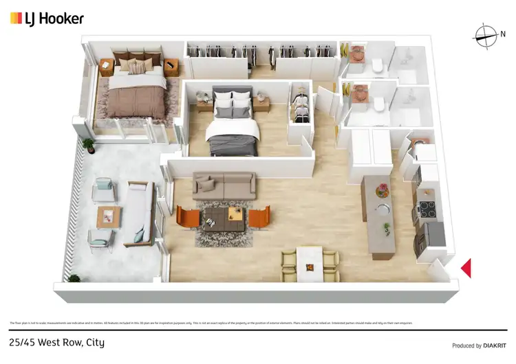 Floorplan of Homely apartment listing, 25/45 West Row, City ACT 2601