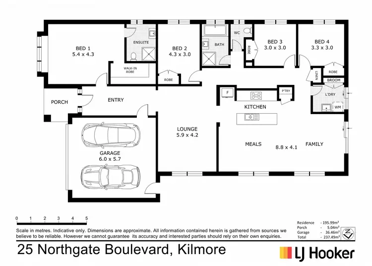 Floorplan of Homely house listing, 25 Northgate Boulevard, Kilmore VIC 3764