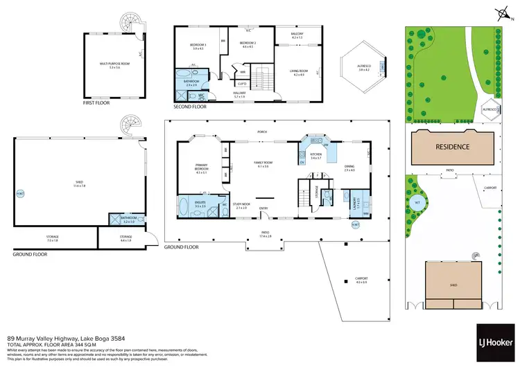 Floorplan of Homely house listing, 89 Murray Valley Highway, Lake Boga VIC 3584