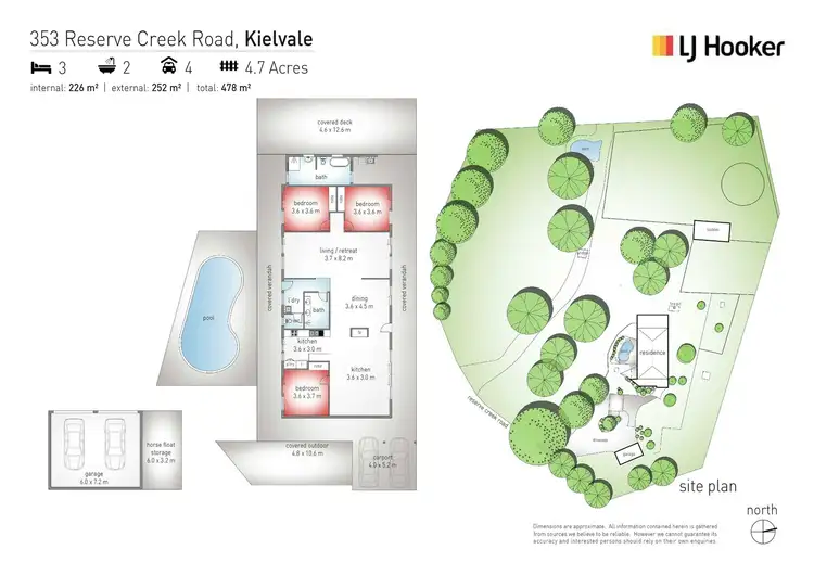 Floorplan of Homely house listing, 353 Reserve Creek Road, Kielvale NSW 2484