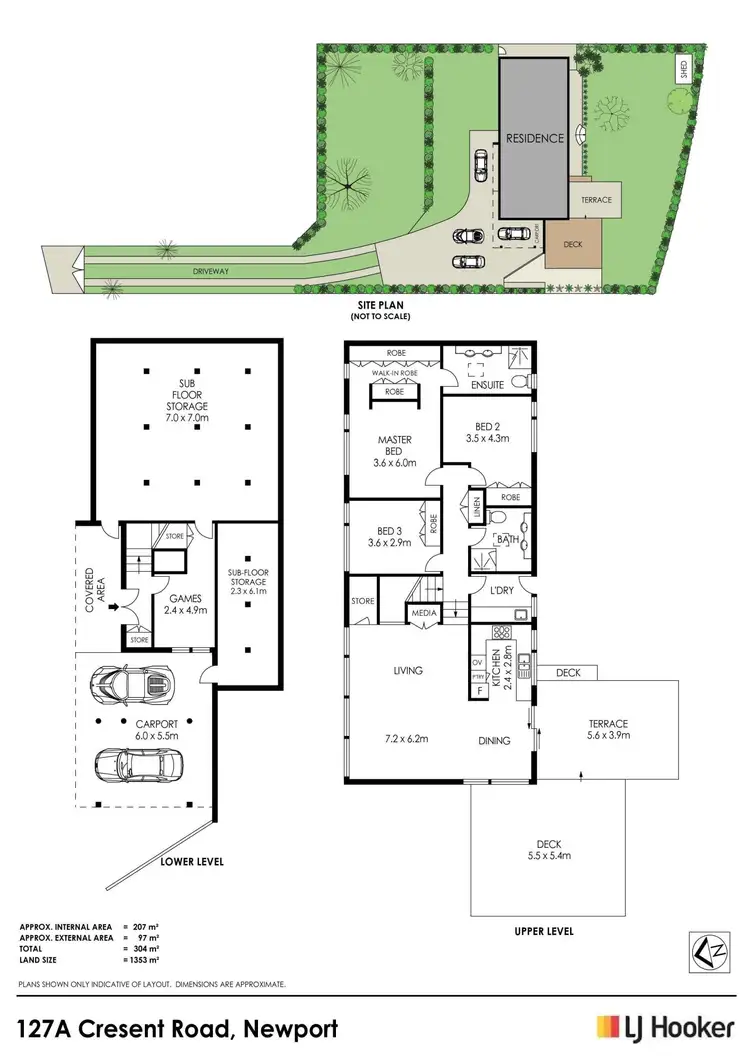Floorplan of Homely house listing, 127A Crescent Road, Newport NSW 2106