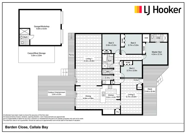 Floorplan of Homely house listing, 26 Barden Close, Callala Bay NSW 2540