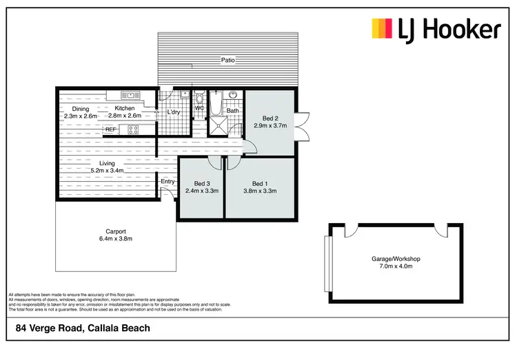 Floorplan of Homely house listing, 84 Verge Road, Callala Beach NSW 2540