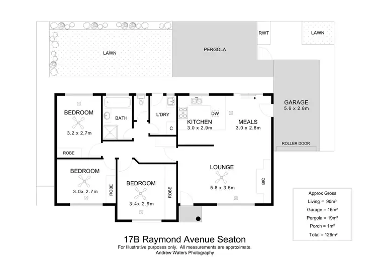 Floorplan of Homely house listing, 17B Raymond Avenue, Seaton SA 5023