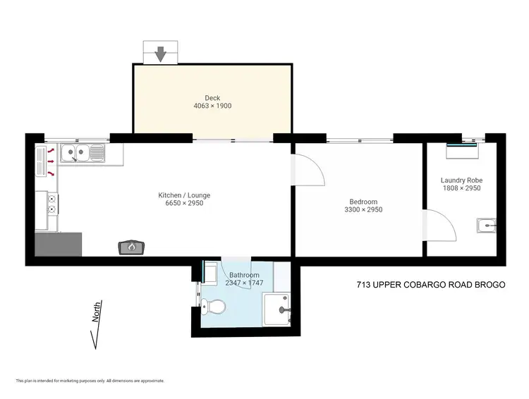 Floorplan of Homely rural property listing, 713 Upper Cobargo Road, Brogo NSW 2550