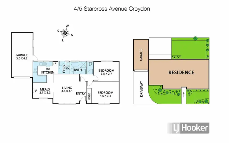 Floorplan of Homely unit listing, 5/4 Starcross Avenue, Croydon VIC 3136