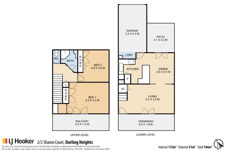 Floorplan of Homely unit listing, 2/2 Sharon Court, Darling Heights QLD 4350