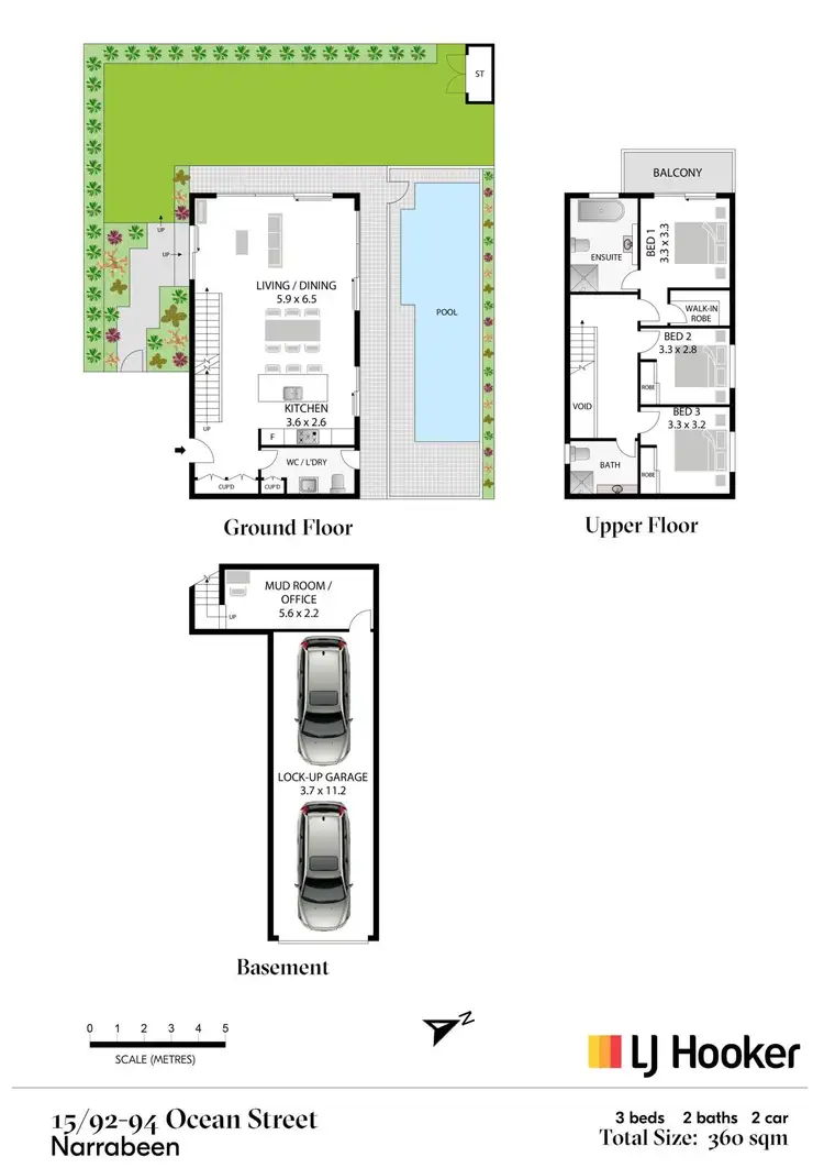 Floorplan of Homely apartment listing, 15/92-94 Ocean Street, Narrabeen NSW 2101