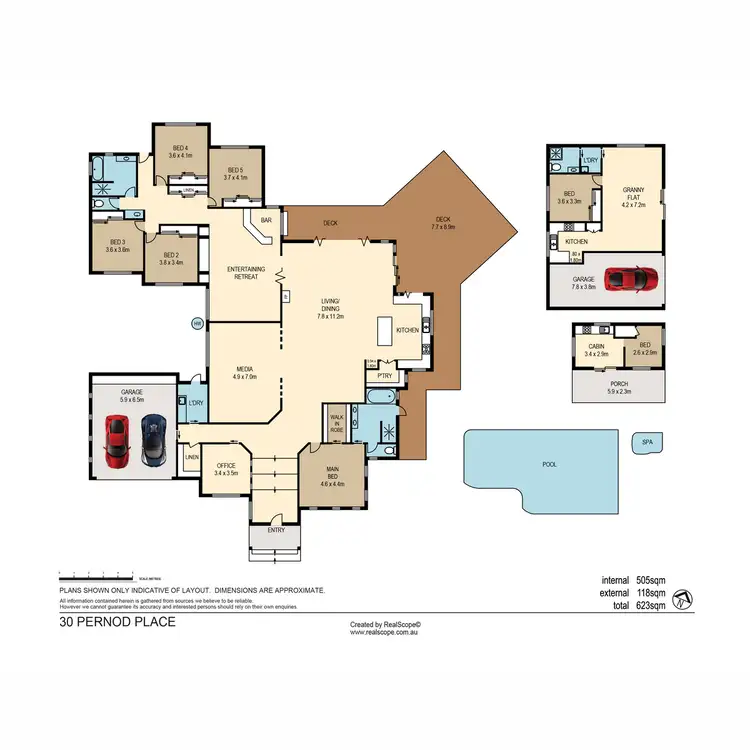 Floorplan of Homely house listing, 30 Pernod Place, Morayfield QLD 4506