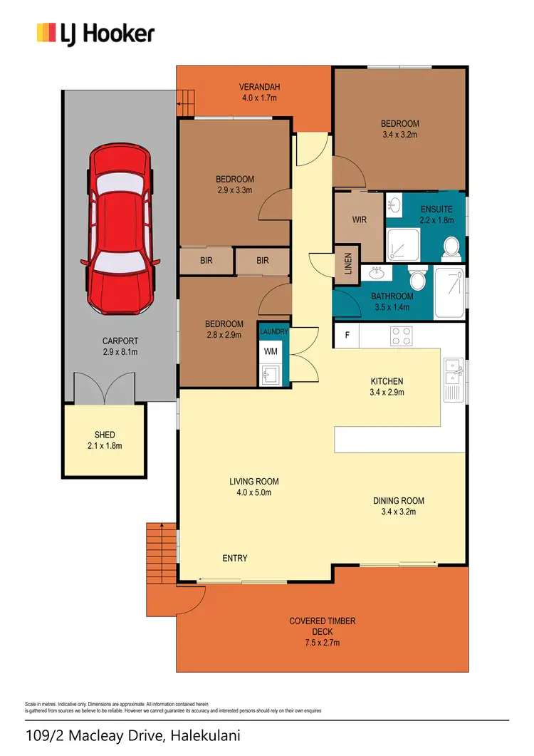 Floorplan of Homely retirement listing, 109/2 Macleay Drive, Halekulani NSW 2262