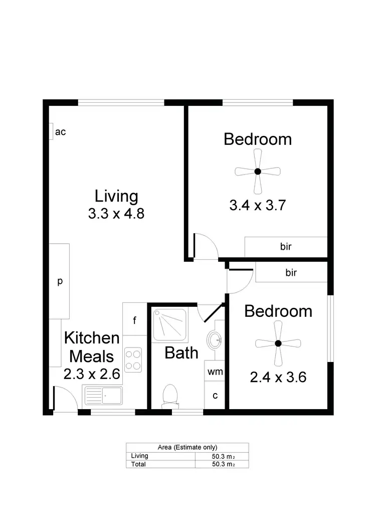 Floorplan of Homely unit listing, 10/4-6 Croydon Road, Keswick SA 5035