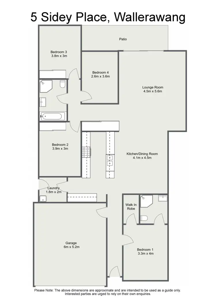 Floorplan of Homely house listing, 5 Sidey Place, Wallerawang NSW 2845