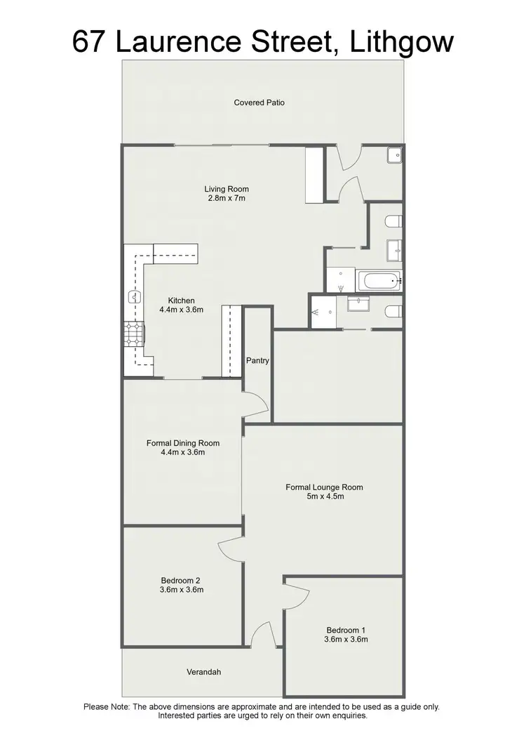 Floorplan of Homely house listing, 67 Laurence Street, Lithgow NSW 2790