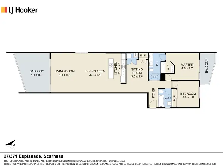 Floorplan of Homely unit listing, Unit 27/371 Esplanade, Scarness QLD 4655