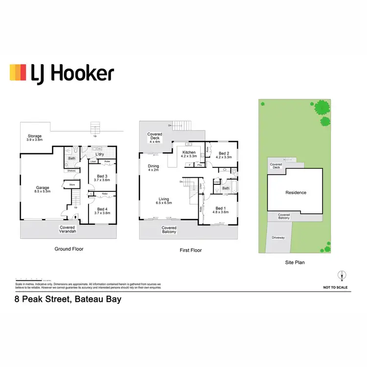 Floorplan of Homely house listing, 8 Peak Street, Bateau Bay NSW 2261