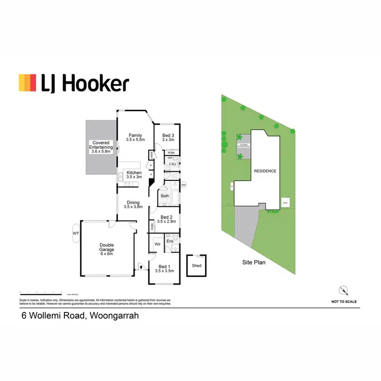 Floorplan of Homely house listing, 6 Wollemi Road, Woongarrah NSW 2259