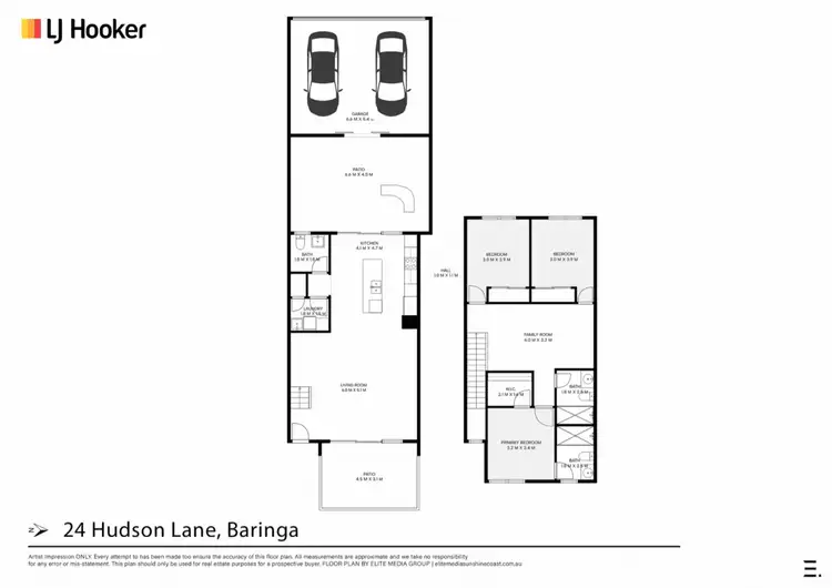 Floorplan of Homely terrace listing, 24 Hudson Lane, Baringa QLD 4551