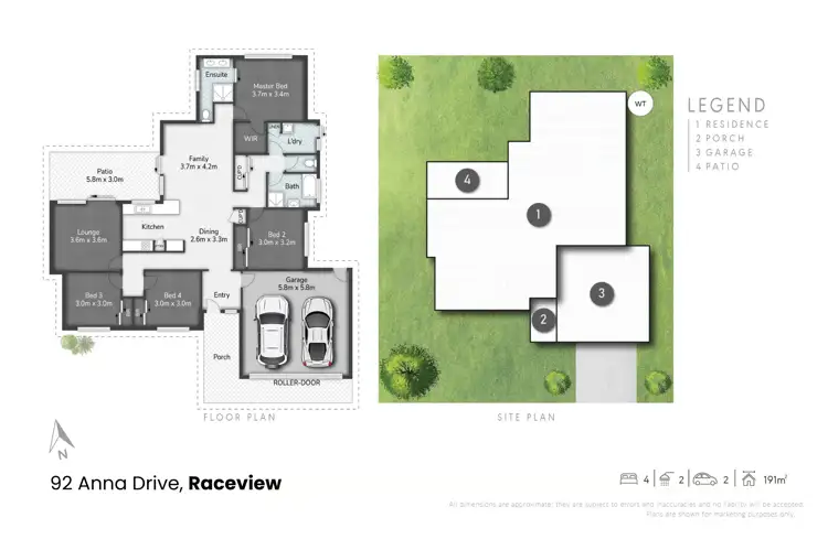 Floorplan of Homely house listing, 92 Anna Drive, Raceview QLD 4305