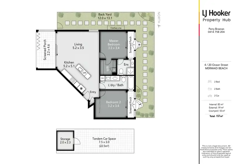Floorplan of Homely apartment listing, 4/20 Ocean Street, Mermaid Beach QLD 4218