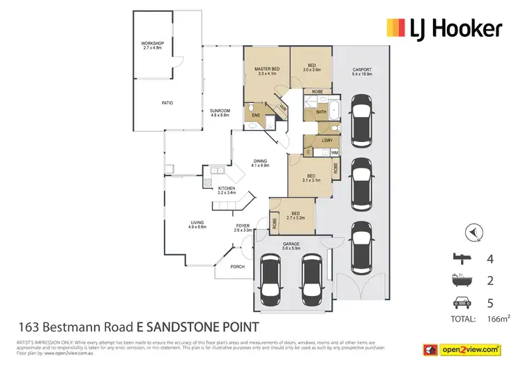 Floorplan of Homely house listing, 163 Bestmann Road East, Sandstone Point QLD 4511