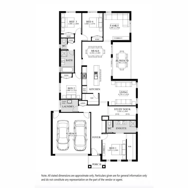 Floorplan of Homely house listing, 3 Irvine Rise, Werribee VIC 3030