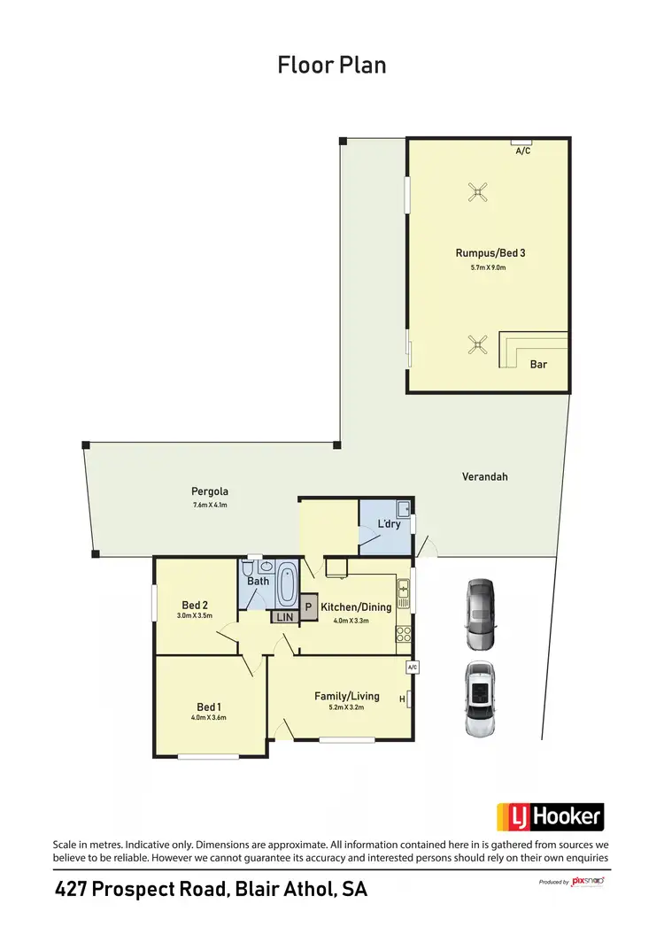 Floorplan of Homely house listing, 427 Prospect Road, Blair Athol SA 5084