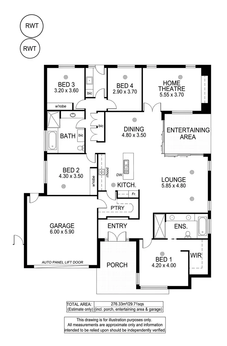 Floorplan of Homely house listing, 7 Woods View, Craigburn Farm SA 5051