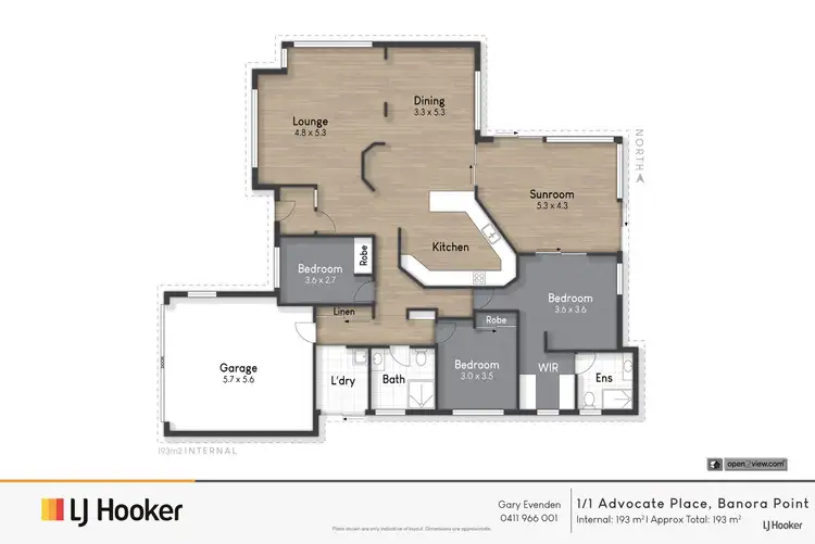 Floorplan of Homely house listing, 1/1 Advocate Place, Banora Point NSW 2486