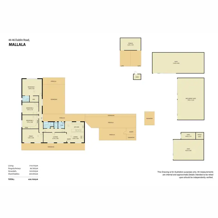Floorplan of Homely house listing, 44 - 46 Dublin Road, Mallala SA 5502