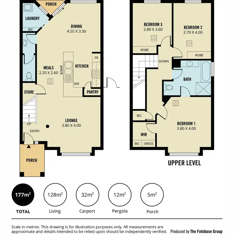 Floorplan of Homely house listing, 2/23 Parkview Drive, Mawson Lakes SA 5095
