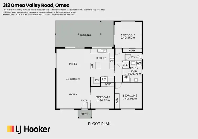 Floorplan of Homely house listing, 312 Omeo Valley Road, Omeo VIC 3898