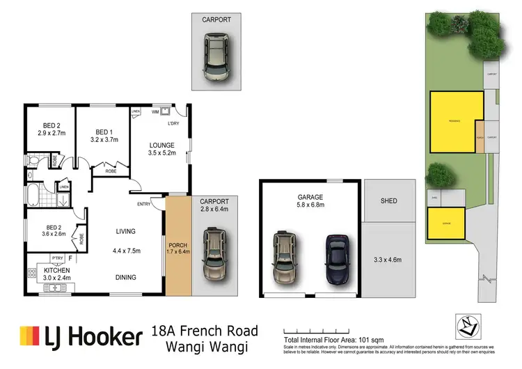 Floorplan of Homely house listing, 18a French Road, Wangi Wangi NSW 2267
