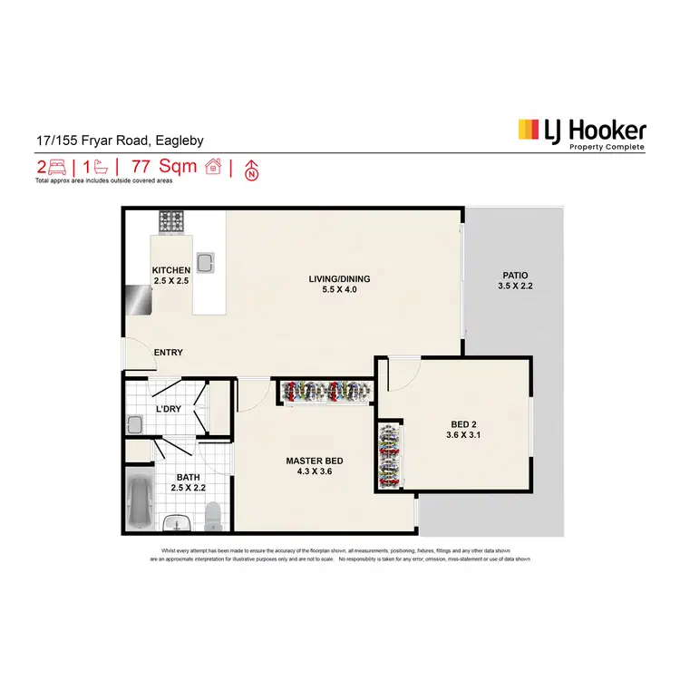 Floorplan of Homely unit listing, 17/155 Fryar Road, Eagleby QLD 4207