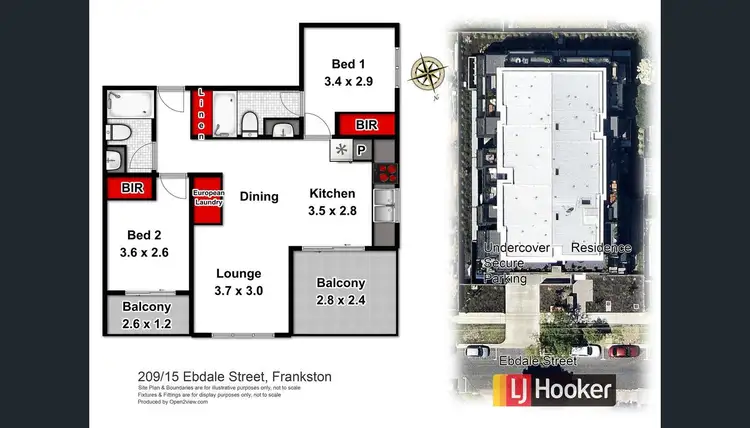 Floorplan of Homely unit listing, 15/209 Ebdale Street, Frankston VIC 3199