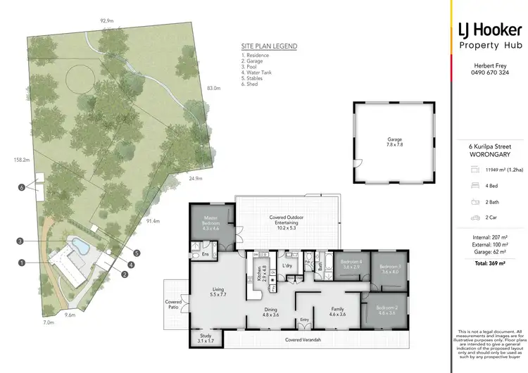 Floorplan of Homely house listing, 6 Kurilpa Street, Worongary QLD 4213