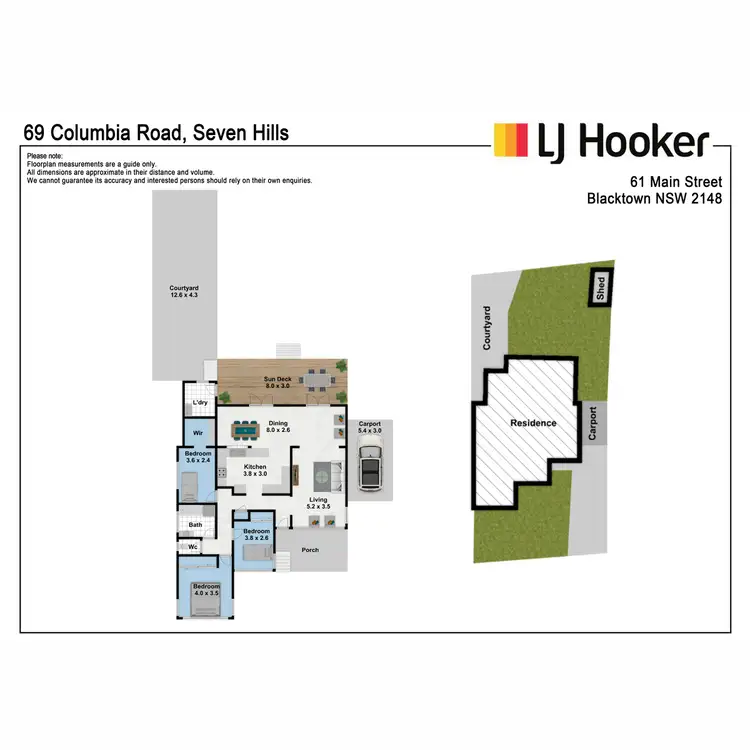 Floorplan of Homely house listing, 69 Columbia Road, Seven Hills NSW 2147