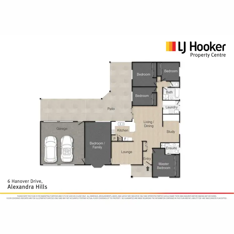 Floorplan of Homely house listing, 6 Hanover Drive, Alexandra Hills QLD 4161