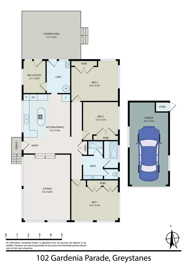 Floorplan of Homely house listing, 102 Gardenia Parade, Greystanes NSW 2145