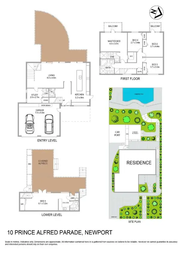 Floorplan of Homely house listing, 10 Prince Alfred Parade, Newport NSW 2106